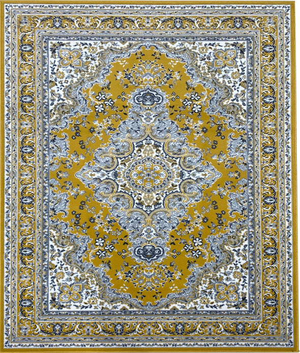 Covor Oriental DELAVITA, galben,  60x110 cm - LunaHome.ro