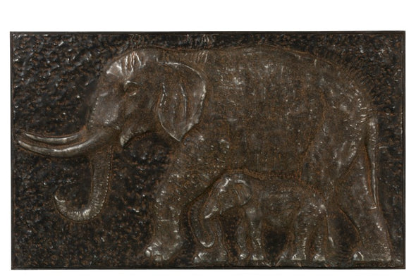 Tablou metalic elefanti - LunaHome.ro
