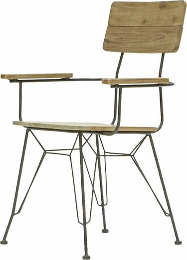 Scaun Mirage Quadrato din lemn si metal, design retro - LunaHome.ro