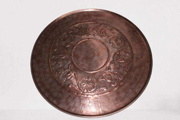 Tavă decorativă din metal COPPER