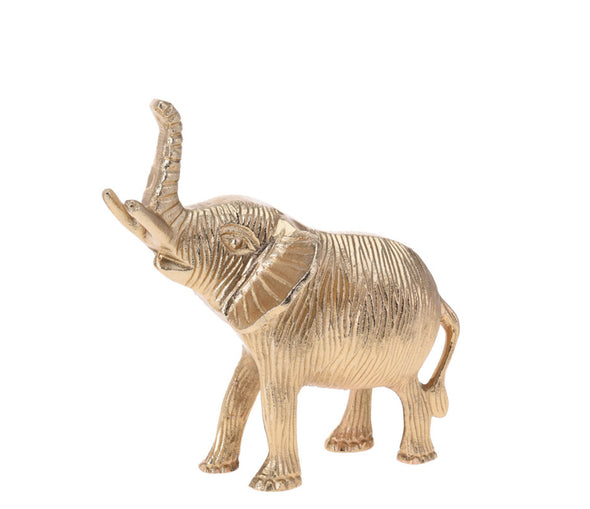Decorațiune elefant auriu 22 cm