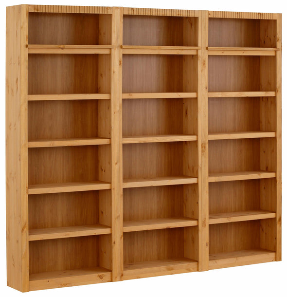 Bibliotecă »Bergen«, din lemn masiv de pin, 3 părți - LunaHome.ro