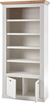 Biblioteca »Westminster« din MDF cu aspect de lemn alb, 97 cm latime - LunaHome.ro