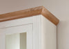 Biblioteca »Westminster« din MDF cu aspect de lemn alb, 97 cm latime - LunaHome.ro