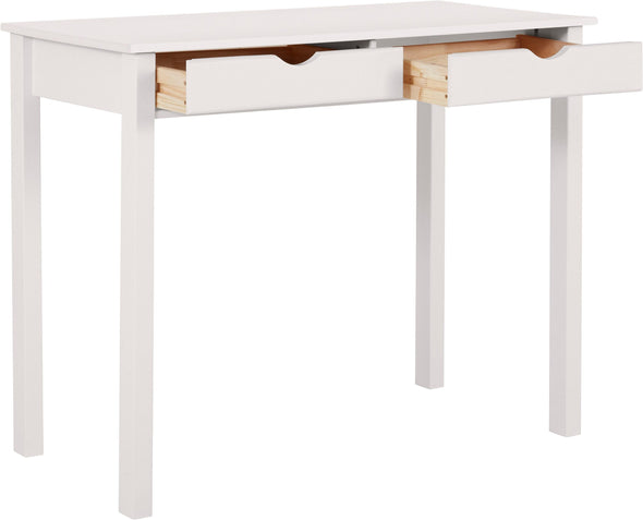 Birou Gava din lemn masiv de pin alb, 100 cm latime - LunaHome.ro