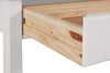 Birou Gava din lemn masiv de pin alb, 100 cm latime - LunaHome.ro