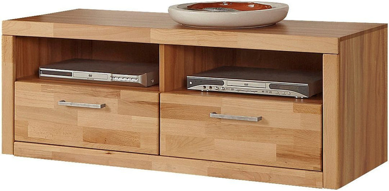Comoda TV Woltra Logo cu fronturi din stejar, 130 cm - LunaHome.ro