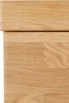 Comoda TV Woltra Ribe cu fronturi din lemn de stejar, 140 cm latime - LunaHome.ro