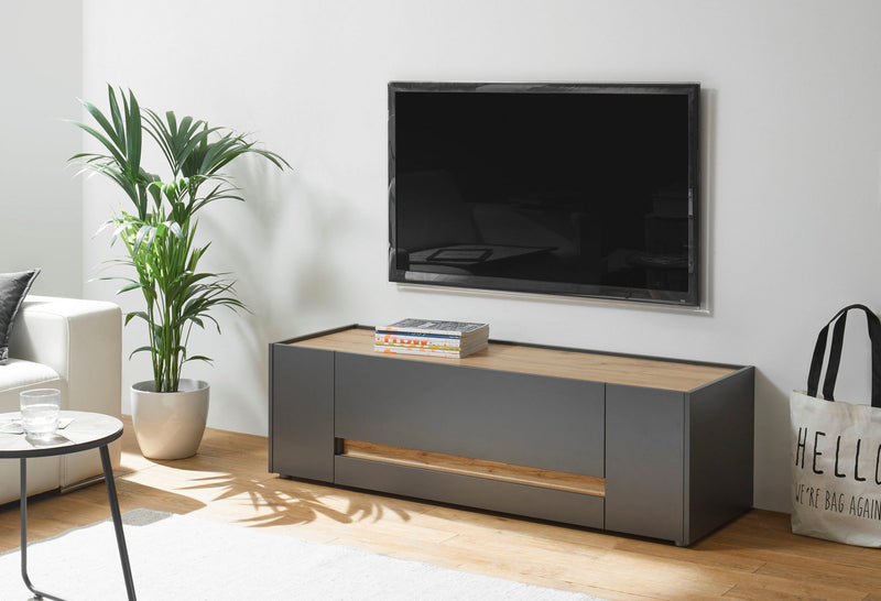 Comoda TV »City Giron«, cu design modern, 140 cm latime - LunaHome.ro