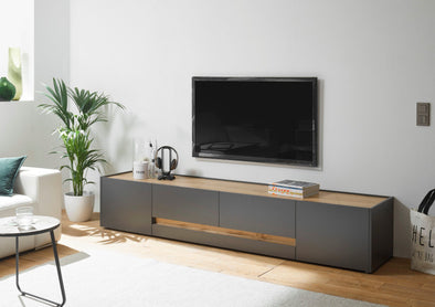 Comoda TV »City Giron«, cu design modern, 220 cm latime - LunaHome.ro