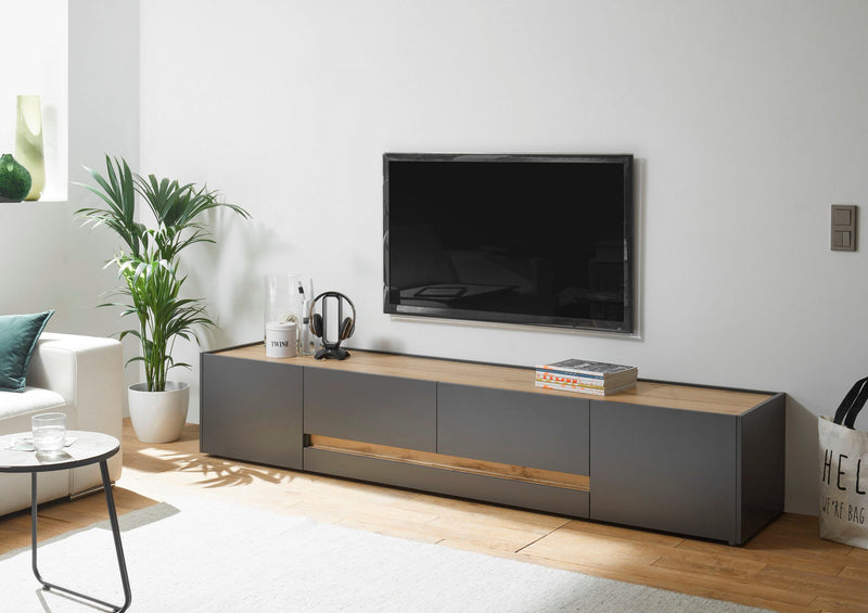 Comoda TV »City Giron«, cu design modern, 220 cm latime - LunaHome.ro