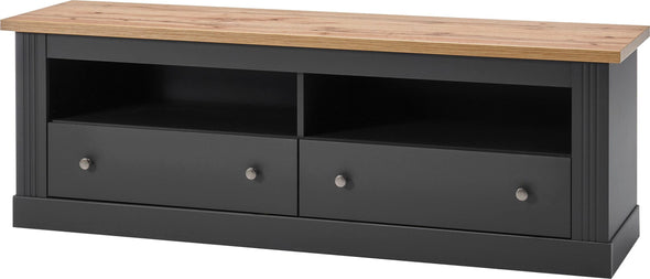 Comoda TV »WESTMINSTER« cu desgin elegant, gri inchis, lățime 153 cm - LunaHome.ro