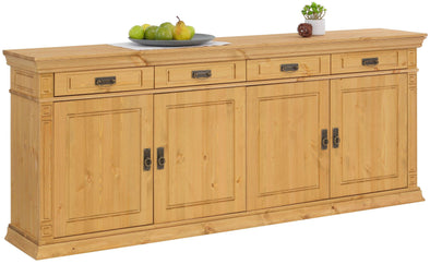 Comoda Vinales din lemn masiv de pin, 202 cm - LunaHome.ro