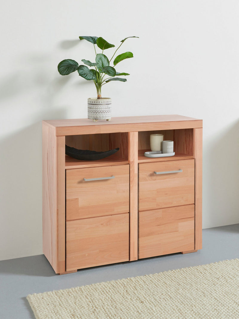 Comoda Woltra Falco cu fronturi din fag, 90 cm latime - LunaHome.ro