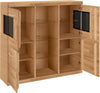 Comoda Woltra Ribe cu fronturi din stejar, 125 cm latime - LunaHome.ro
