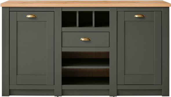 Comoda »Cambridge« cu design elegant verde inchis, 145 cm latime - LunaHome.ro