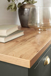 Comoda »Cambridge« cu design elegant verde inchis, 145 cm latime - LunaHome.ro