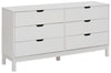 Comodă »Post«, lemn masiv de pin, cu mult spațiu de depozitare, lățime 150 cm - LunaHome.ro