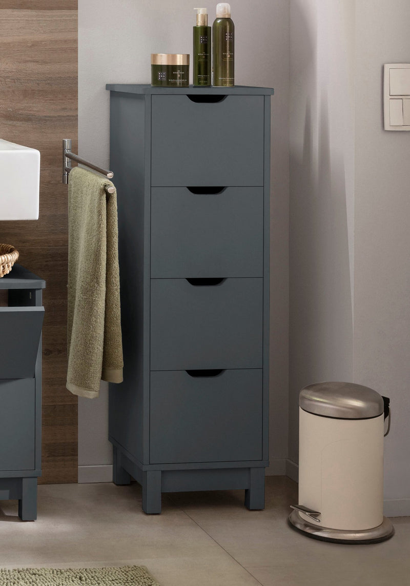 Comoda de baie »Posta« din Mdf, lățime 33 cm, înălțime 100 cm - LunaHome.ro