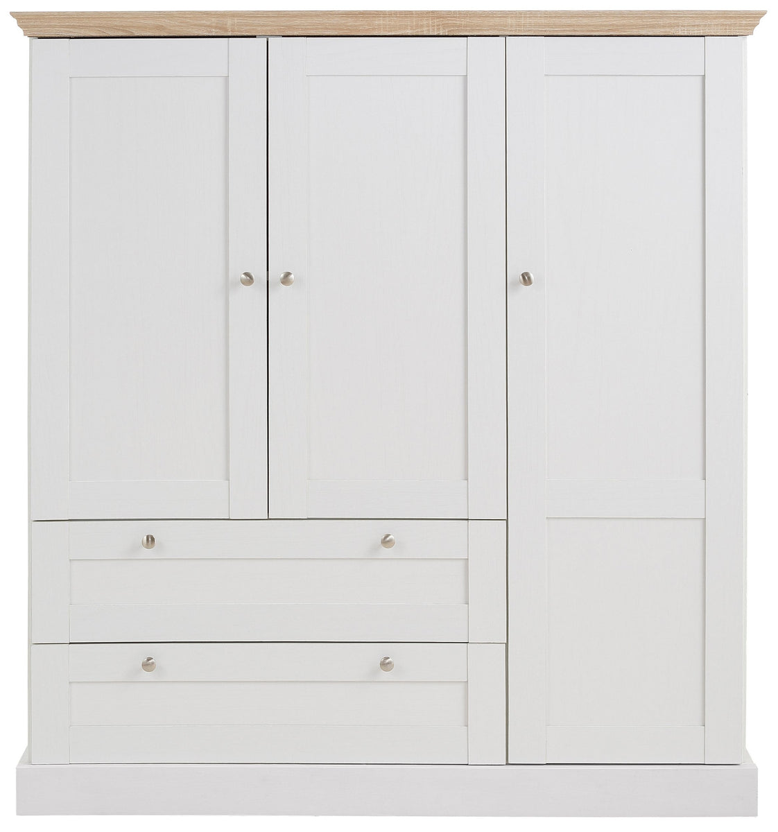 Comoda inalta Binz din PAL cu aspect de lemn, 130 cm inaltime | LunaHome.ro