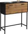 Consola/secretaire Rocco cu picioare din metal, 90 cm latime - LunaHome.ro