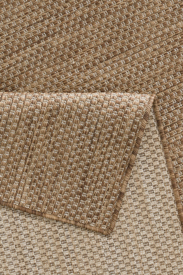 Covor Rhodos auriu potrivit pentru interior și exterior, aspect de sisal 280x390 cm - LunaHome.ro