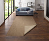 Covor Rhodos auriu potrivit pentru interior și exterior, aspect de sisal 280x390 cm - LunaHome.ro