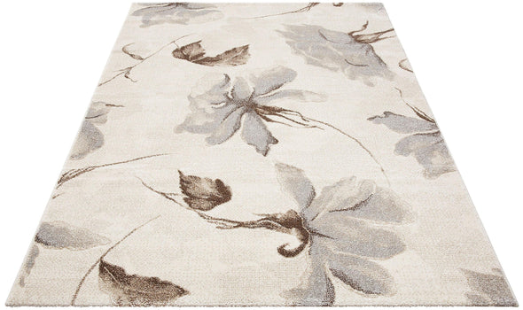 Covor Sofia cu model floral elegant, bej 80x150 cm - LunaHome.ro