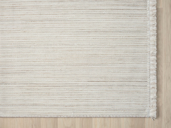 Covor »Ava« cu aspect de sisal, model cu noduri, alb-bej, 160x230 cm - LunaHome.ro