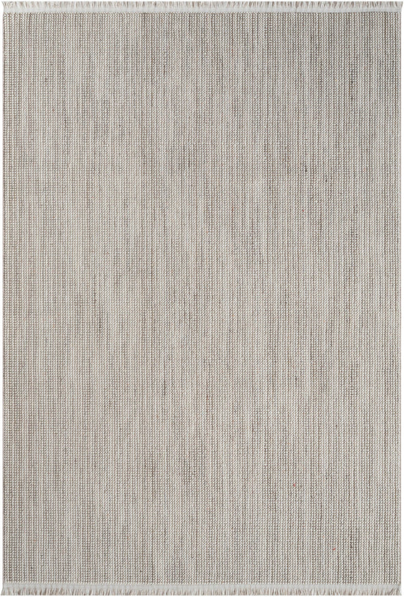 Covor »Ava« cu aspect de sisal, model cu noduri, alb-gri, 200x290 cm - LunaHome.ro