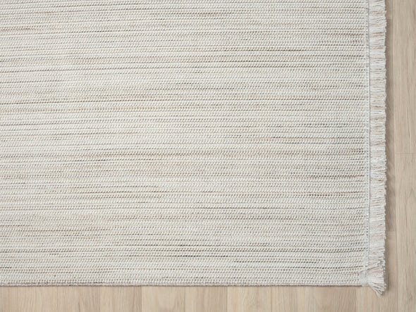 Covor »Ava« cu aspect de sisal, model cu noduri, alb-gri, 200x290 cm - LunaHome.ro