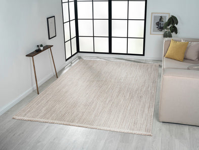 Covor »Ava« cu aspect de sisal, model cu noduri, alb-gri, 200x290 cm - LunaHome.ro