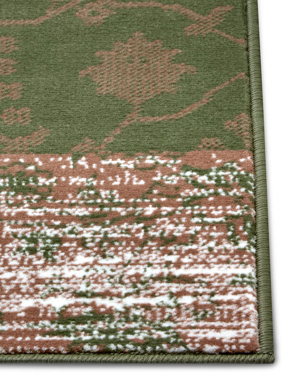 Covor »Bloques« cu design mozaic, rezistent, crem-verde, 120x170 cm - LunaHome.ro