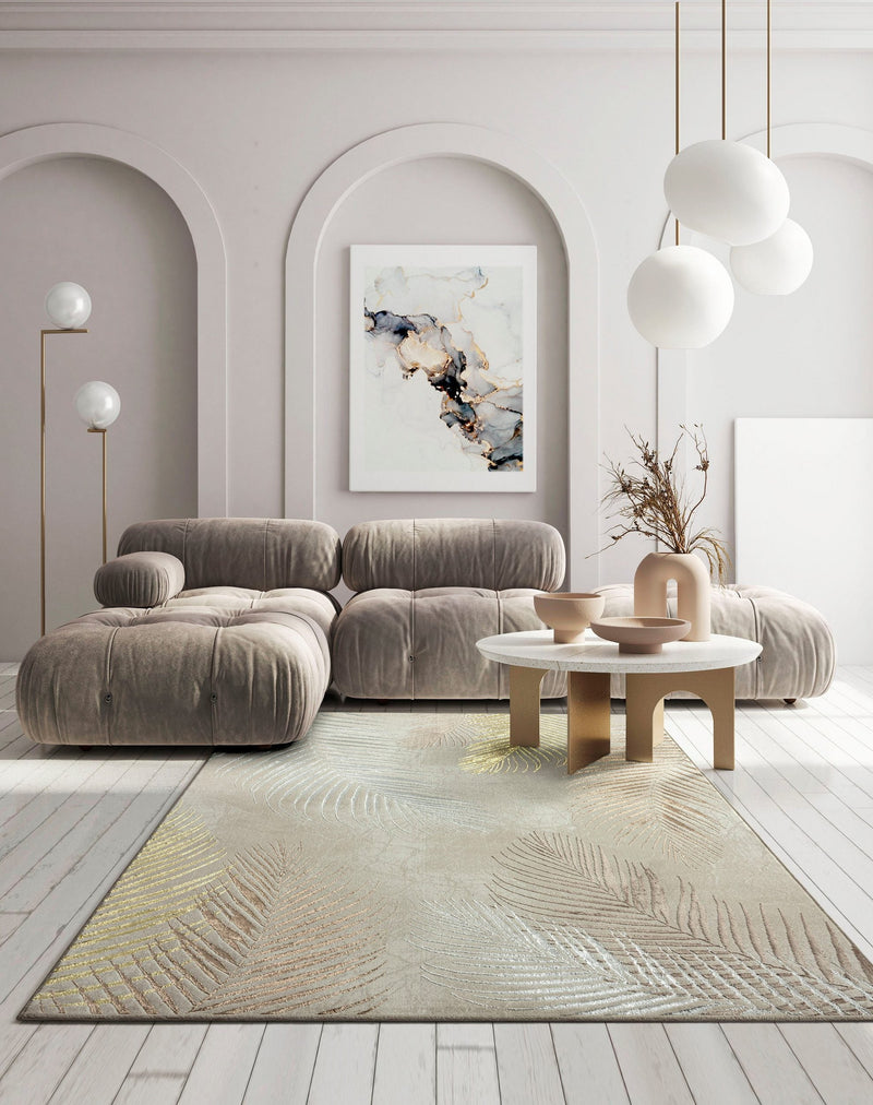 Covor traversa »Creation 50051« cu aspect foarte elegant, crem, 80x300cm - LunaHome.ro