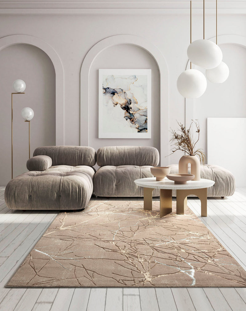 Covor »Creation 50055« cu model 3D, elegant, bej 120x170 cm - LunaHome.ro