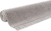 Covor »Duchesse« design grafic, boho cu franjuri gri, 160x230 cm - LunaHome.ro