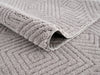 Covor »Duchesse« design grafic, boho cu franjuri gri, 160x230 cm - LunaHome.ro