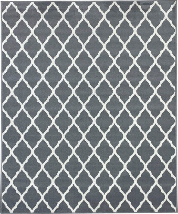 Covor »Elliota« cu fire scurte, design grafic, gri 160x230 cm - LunaHome.ro