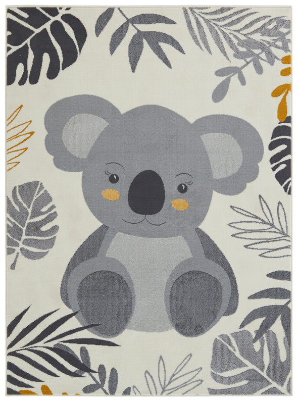 Covor »Koala« pentru joaca, fonoabsorbant, crem cu gri, 120x170 cm - LunaHome.ro