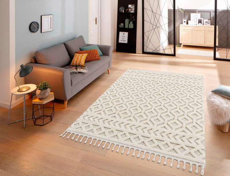 Covor »Mitch« cu model 3D, stil boho, potrivit si la exterior - LunaHome.ro