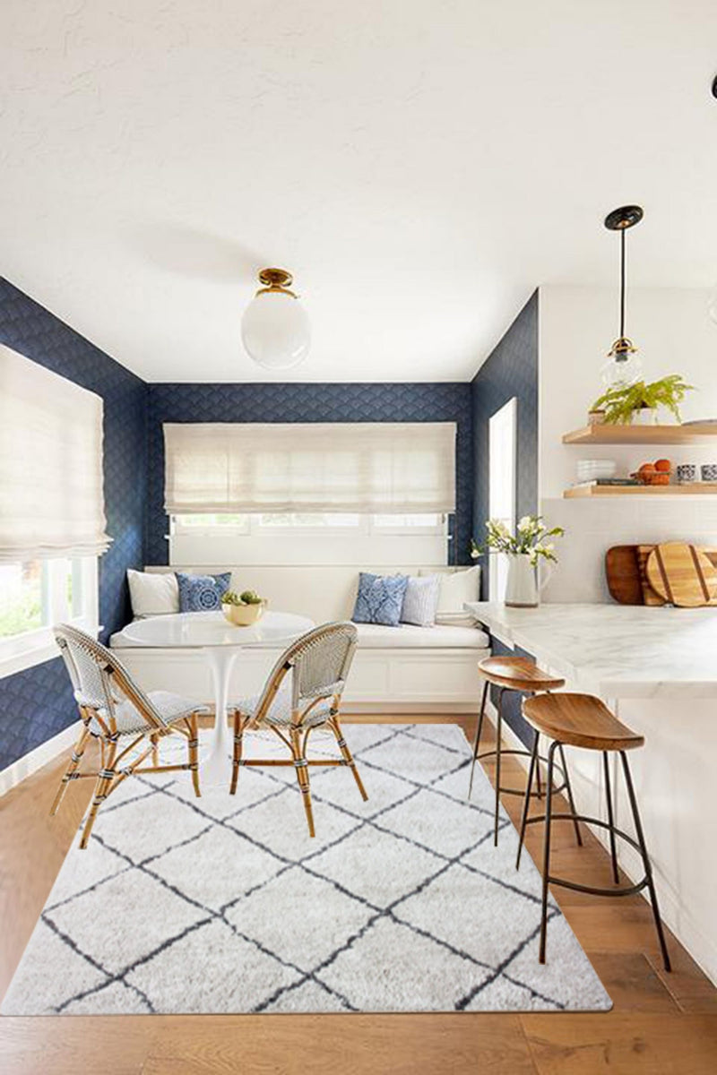 Covor »Pueblo« din microfibra pufos, aspect boho, 80x150 cm - LunaHome.ro
