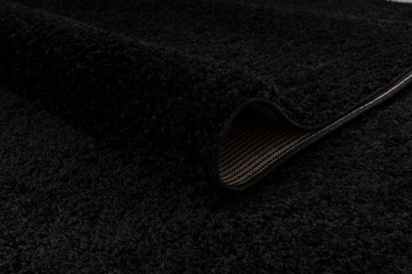 Covor »Shaggy Soft« cu fir lung pufos, culoare negru, 200x200 cm - LunaHome.ro