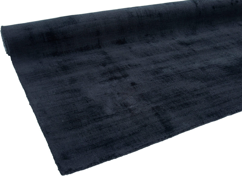 Covor »Soley« din viscoza cu aspect matasos negru - LunaHome.ro