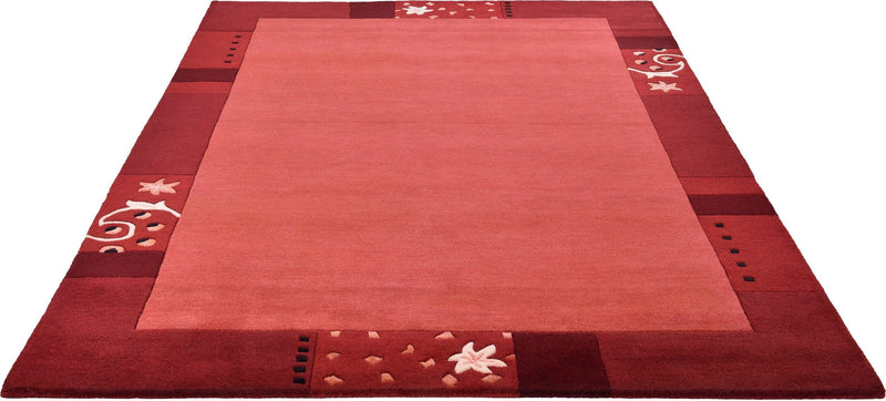 Covor din lână »Royal Ganges« cu design modern, rosu 70x140 cm - LunaHome.ro