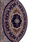 Covor oval »Oriental« albastru, potrivit pentru incalzirea in pardoseala 160x230 cm - LunaHome.ro