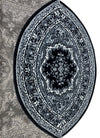Covor oval »Oriental« gri, potrivit pentru incalzirea in pardoseala 160x230 cm - LunaHome.ro