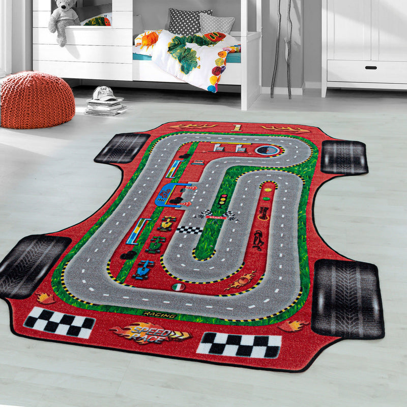 Covor pentru copii »PLAY 2907« cu pista pentru masini, 140x200 cm - LunaHome.ro