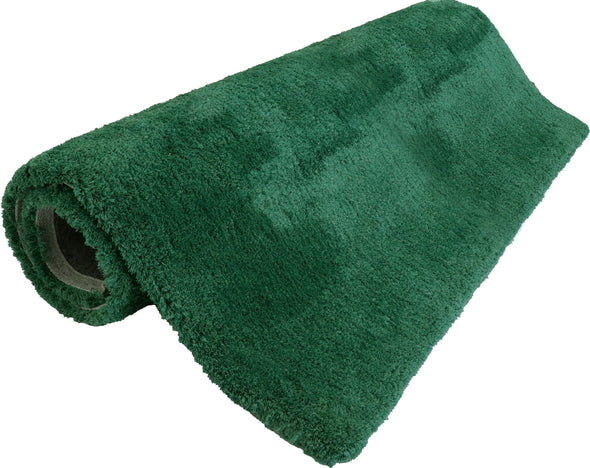 Covor pufos »Magong« verde inchis, potrivit pentru încălzire prin pardoseală 240x320 cm - LunaHome.ro