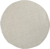 Covor rotund »Ava« cu aspect de sisal, model cu noduri, alb 120 cm diametru - LunaHome.ro