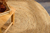 Covor rotund »Lola Collection« impletit din iuta naturala, 150 cm - LunaHome.ro